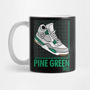 AJ 4 Retro Pine Green Sneaker Mug